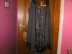 New Grey Studded Sleeveless Dress or top Size 18,  Lovely....